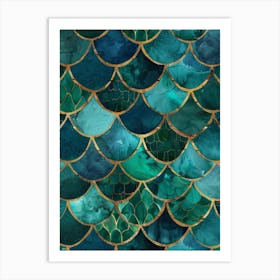 Mermaid Scales 4 Art Print