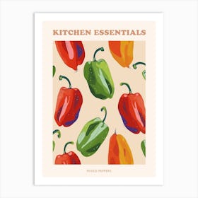 Mixed Pepper Pattern Poster 3 Art Print