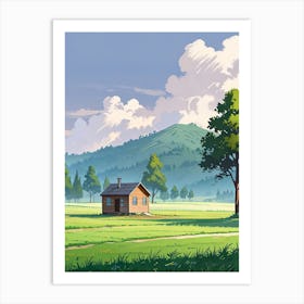 House In The Countryside 6 Art Print