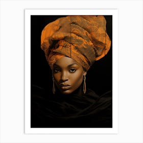 Portrait Of African Woman 6 Art Print