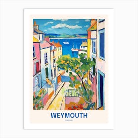 Weymouth England 5 Uk Travel Poster Art Print