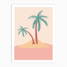 Sunday Palms Art Print