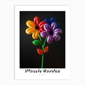 Bright Inflatable Flowers Poster Black Eyed Susan 1 Art Print