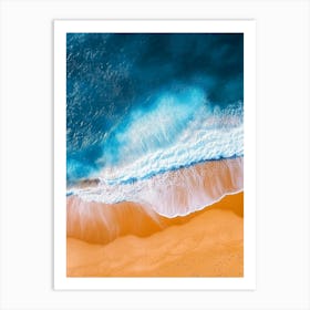 Aerial View Of A Beach 132 Art Print