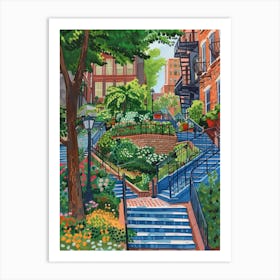 Postman S Park London Parks Garden 5 Painting Art Print