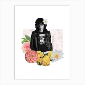 Joey Ramone Collage Art Print