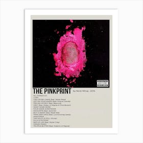 Vclust Vintage Album Music Nicki Minaj Poster Decorative 2 Art Print