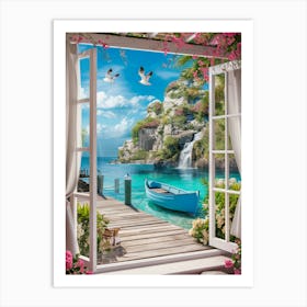 View From The Window Art Print