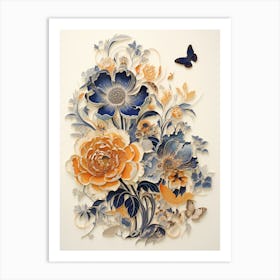 Paper Flowers Art Print