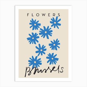 Brussels Flowers Art Print