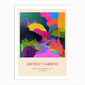 Colourful Gardens Fairmount Park Horticulture Center Usa 1 Red Poster Art Print