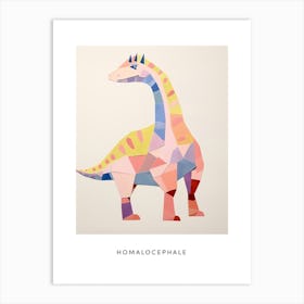 Nursery Dinosaur Art Homalocephale 2 Poster Art Print