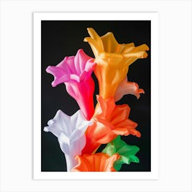 Bright Inflatable Flowers Coral Bells 1 Art Print