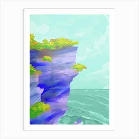 Cliffs Of A Cliff Art Print