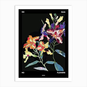 No Rain No Flowers Poster Statice 2 Art Print