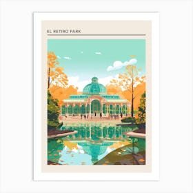 El Retiro Park Madrid Spain Art Print