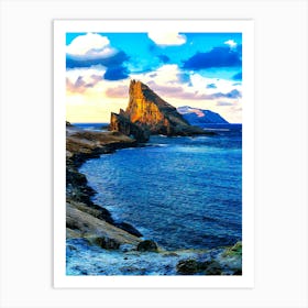 Drangarnir And Tindholmur Islet, Faroe Islands Art Print