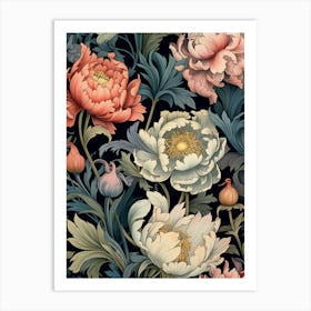 Peonies Wallpaper 5 Art Print