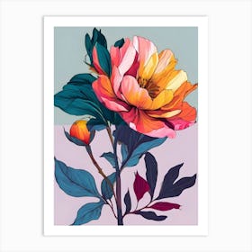 Peony Canvas Print 1 Art Print