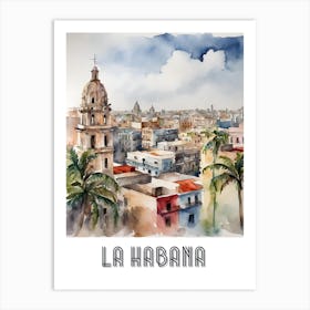 La Habana Cityscape 1 Art Print