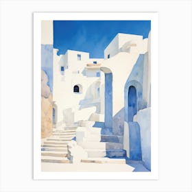 Aegean Village Art Print