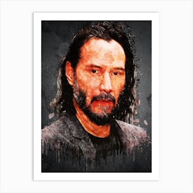 Keanu Reeves Art Print