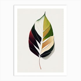 Ash Leaf Abstract 3 Art Print