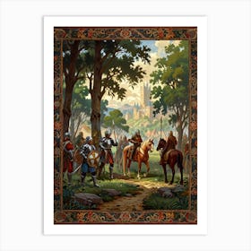 Knights Of The Round Table Art Print