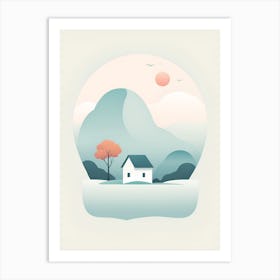 House In The Countryside Art Print