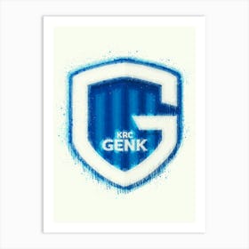 Racing Genk League Belgium Art Print