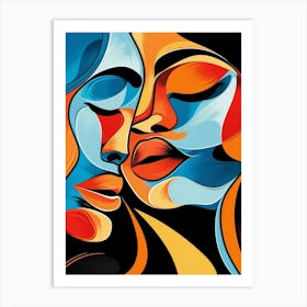 Two Women Kissing 32 Art Print