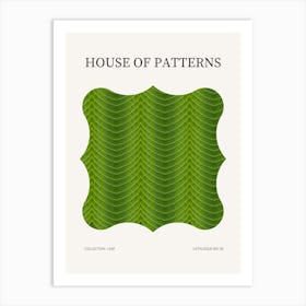 Leaf Pattern Poster 6 Art Print