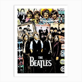Beatles music band 8 Art Print