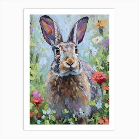 Rhinelander Rabbit Painting 3 Art Print