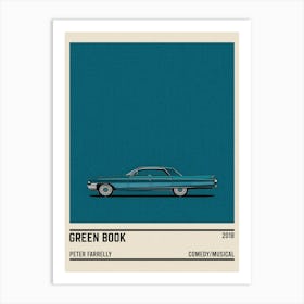 Green Book Car Art Print