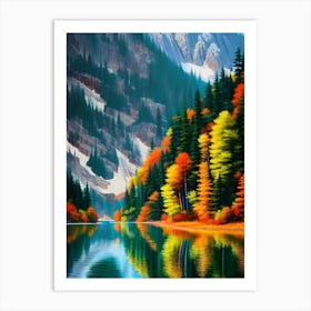 Autumn Lake 11 Art Print