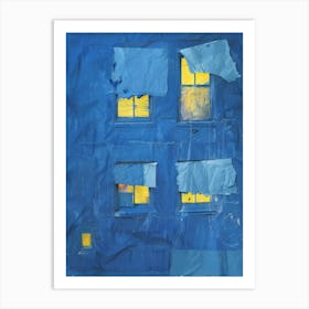 'Blue House' Art Print