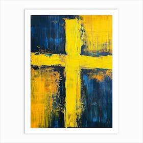 Cross Of Sweden Art Print