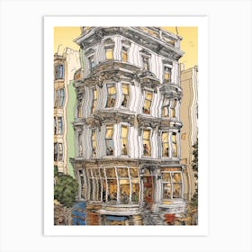 San Francisco Cityscape 1 Art Print