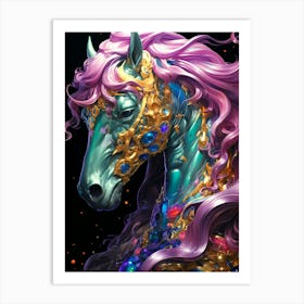 Intricate Horse Art Print