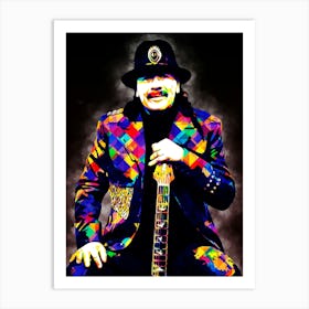 Art Of Santana Art Print