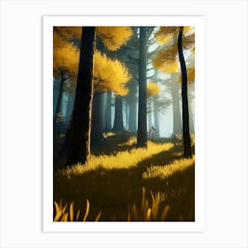 Woods Art Print