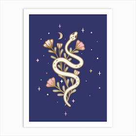 Magical Snake Art Print