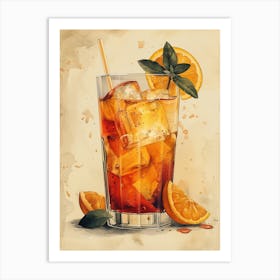 Iced Tea 1 Art Print