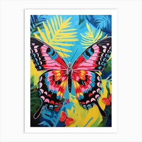 Pop Art Swallowtail Butterfly  3 Art Print