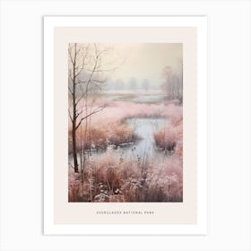 Dreamy Winter National Park Poster  Everglades National Park United States 4 Art Print