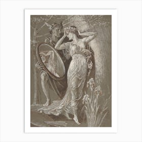 The Mirror Of Venus, Or L'Art Et Vie (Art And Life), Walter Crane Art Print