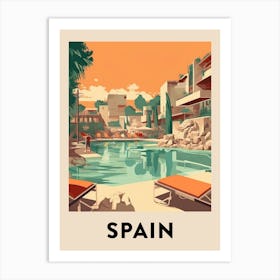 Vintage Travel Poster Spain 4 Art Print