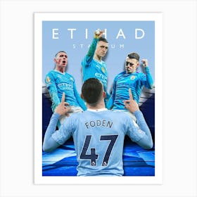 Phil Foden 2 Poster