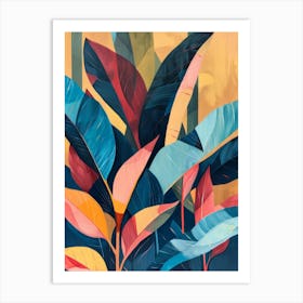 Tropical Leaves 48 Art Print